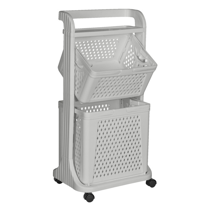 Plasttrolley m/aftagelige kurve - REN
